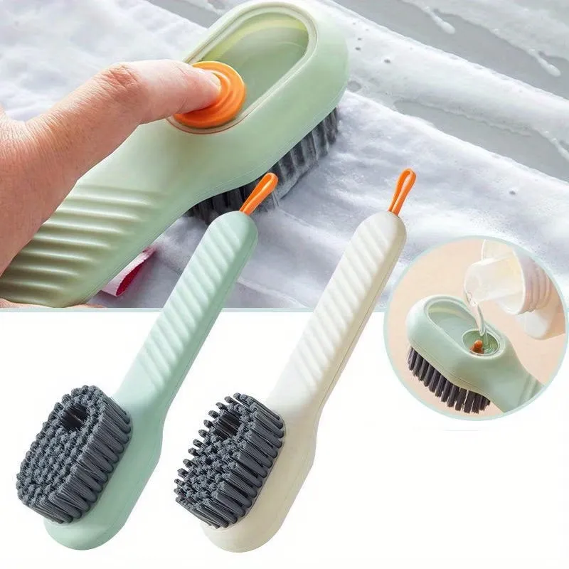 Soap-Dispensing Cleaning Brush