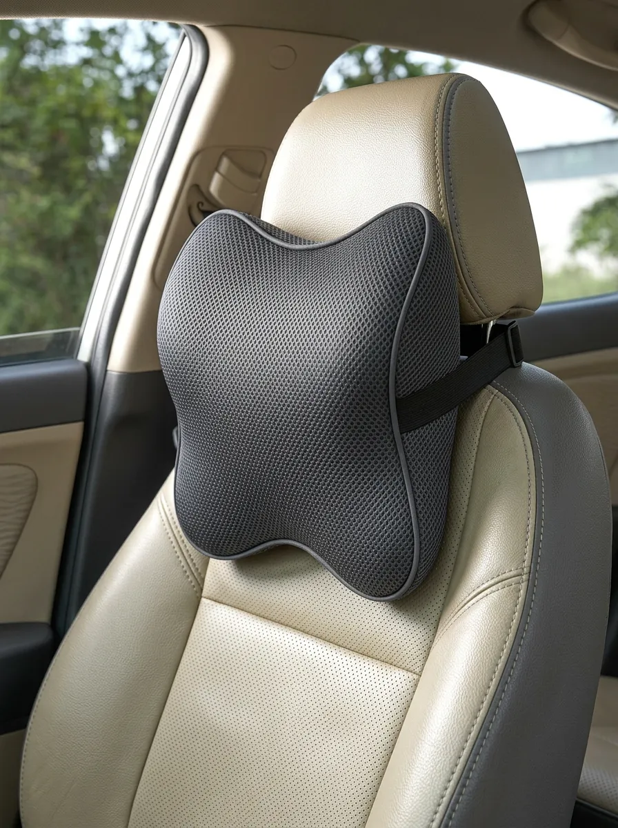 Mesh Ergonomic-Look Car Neck Support Pillow