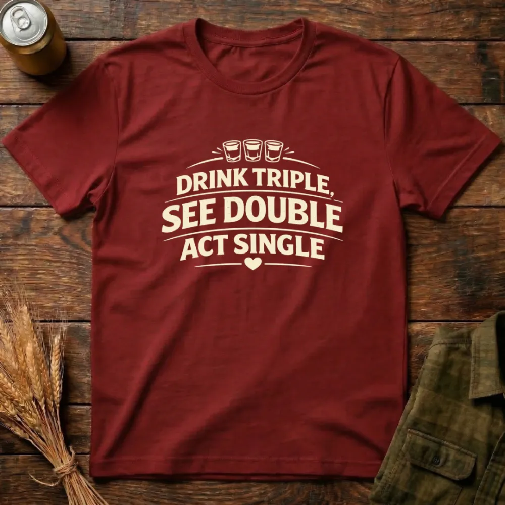 Comfortable Alone Printed Cotton T-Shirt