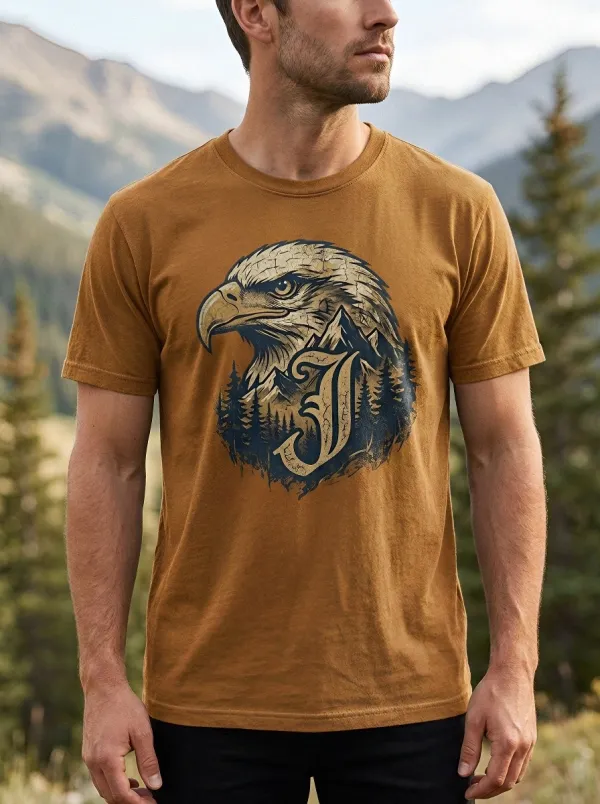 Men's Eagle Mountain Forest Graphic T-Shirt