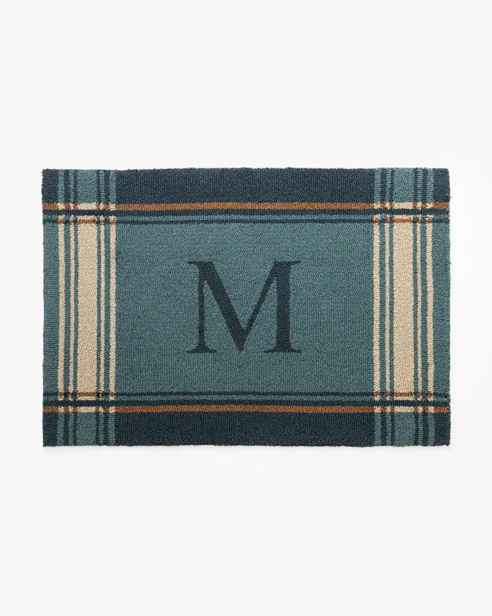 Personalized Plaid Doormat