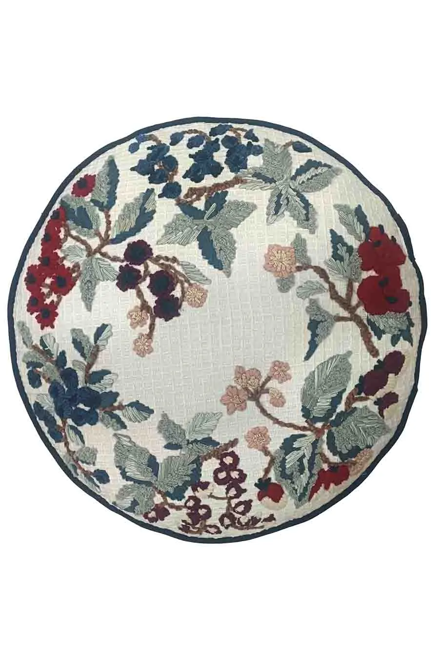 Refined Motif Cotton Decorative Cushion Cover