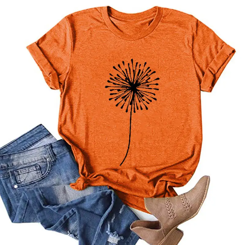 Refined Round-Neck Short-Sleeve Knit T-Shirt