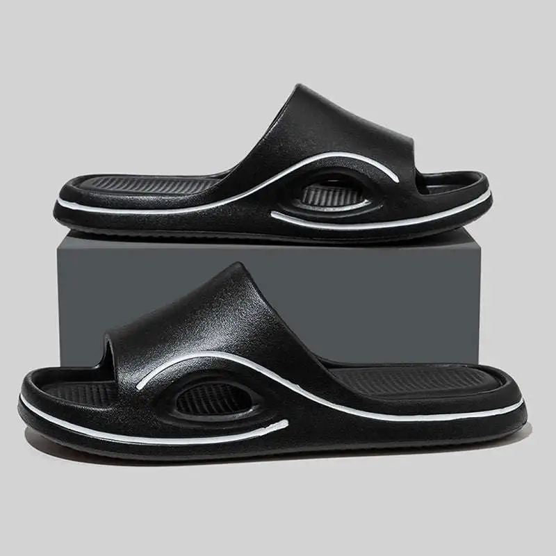 Soft Feel Open Toe Lounge Slippers