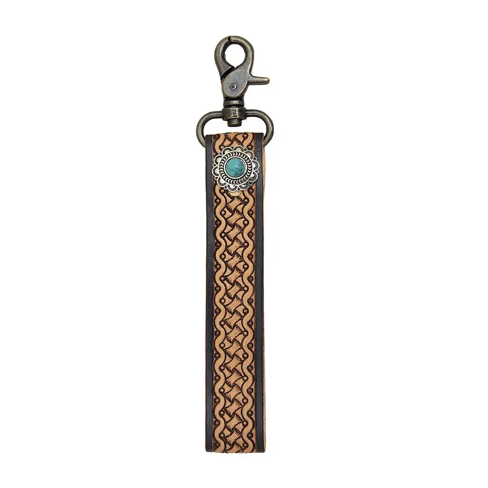 Practical Piece Leather Key Fob