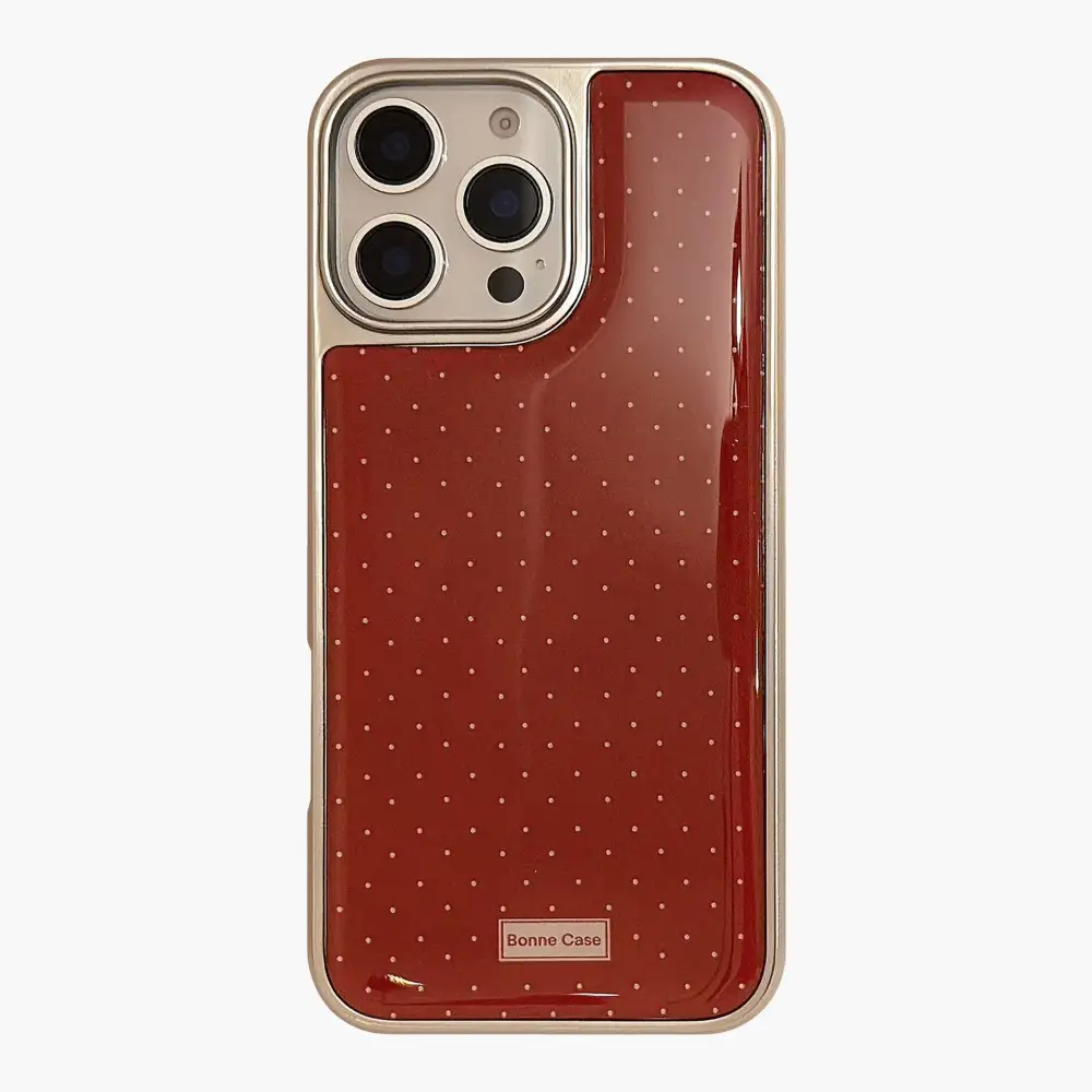 Polka Dot Glossy Glossy Phone Case