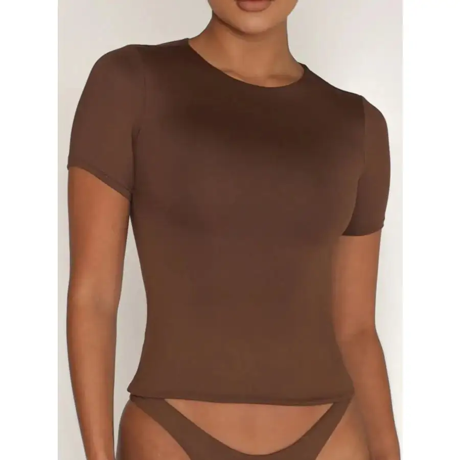 Women's Short-Sleeve Swim Top
