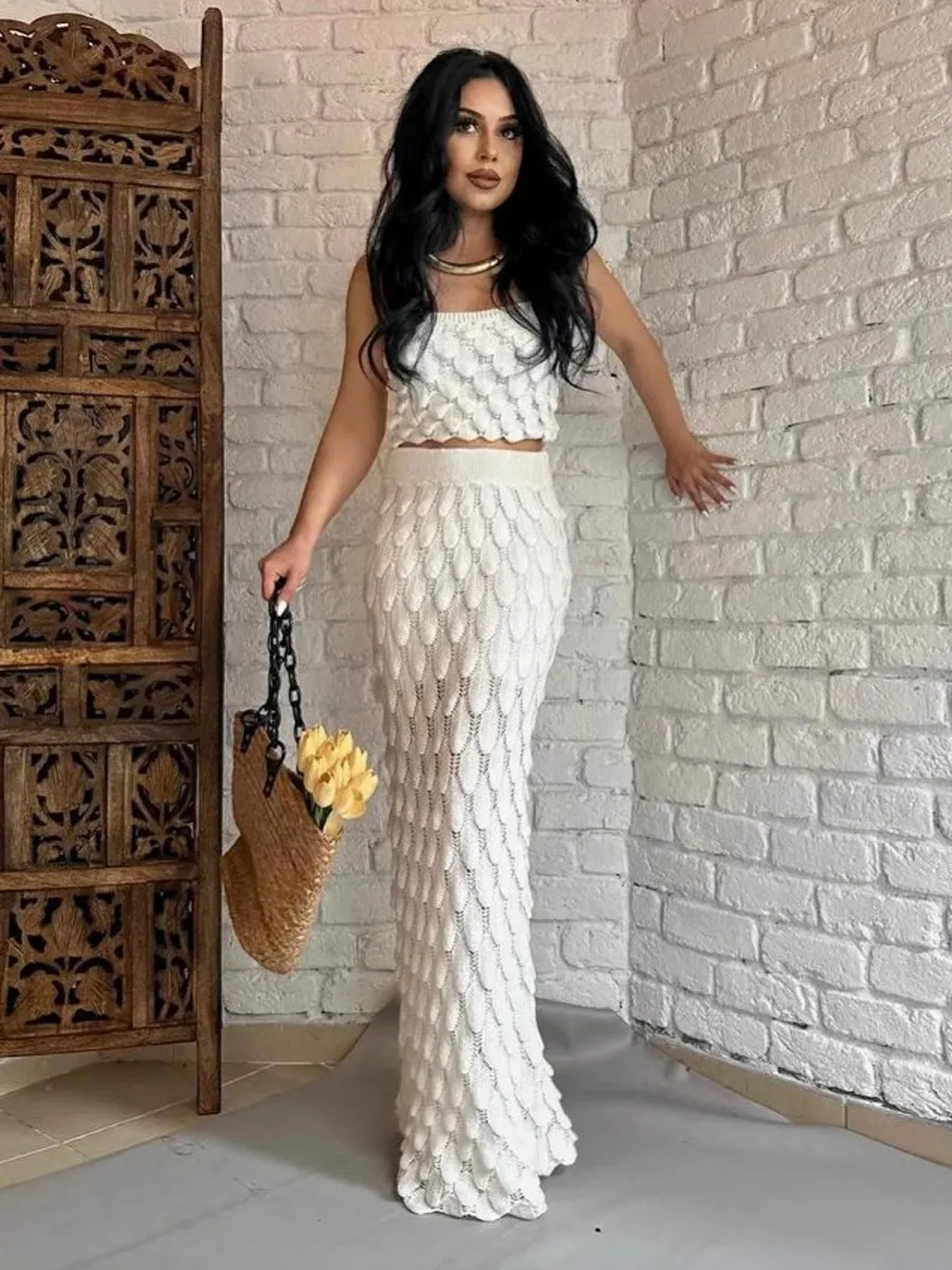 Seraphina Scale-Design Strappy Two-Piece Set