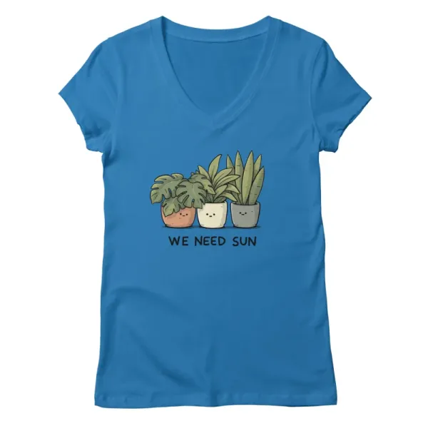 We Need Sun V-Neck Tee