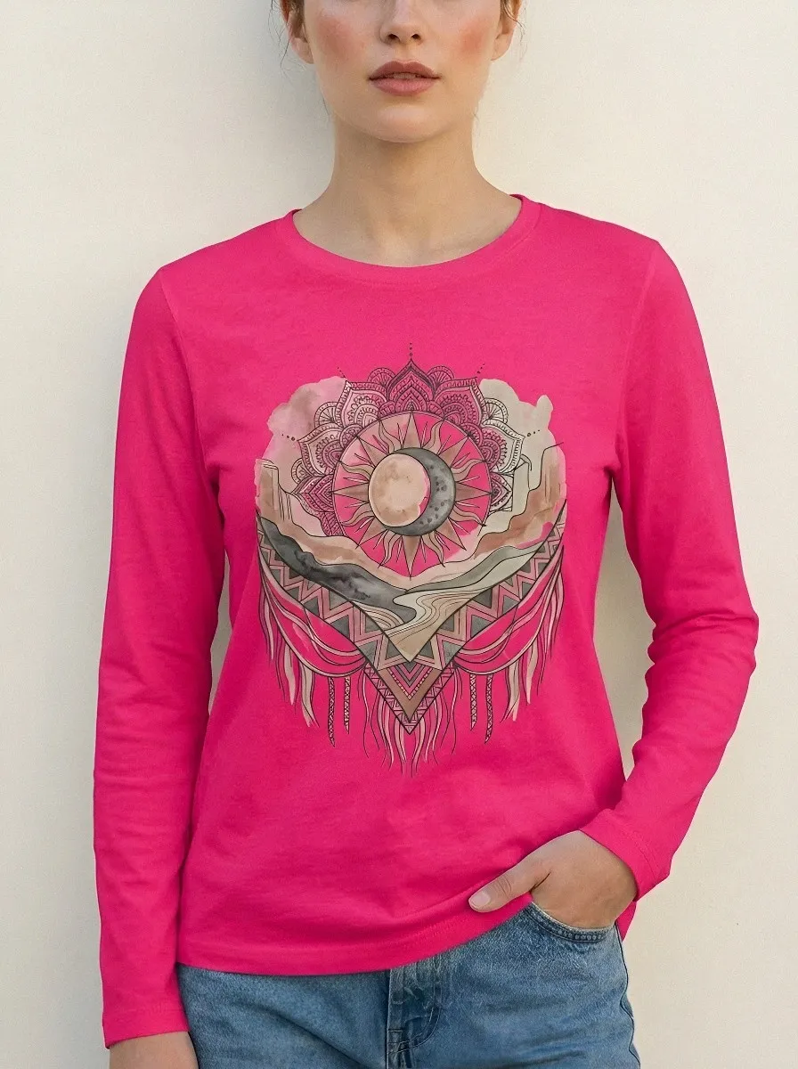 Boho Celestial Mandala T-Shirt