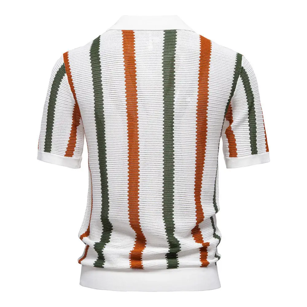 Timeless Short Sleeve Fine Knit Polo Shirt