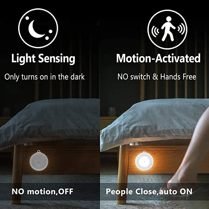 Wireless Motion Sensor Light for Home with USB Charging