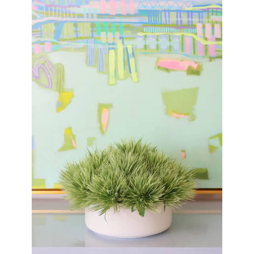 Coastal Grass Bowl Arrangement