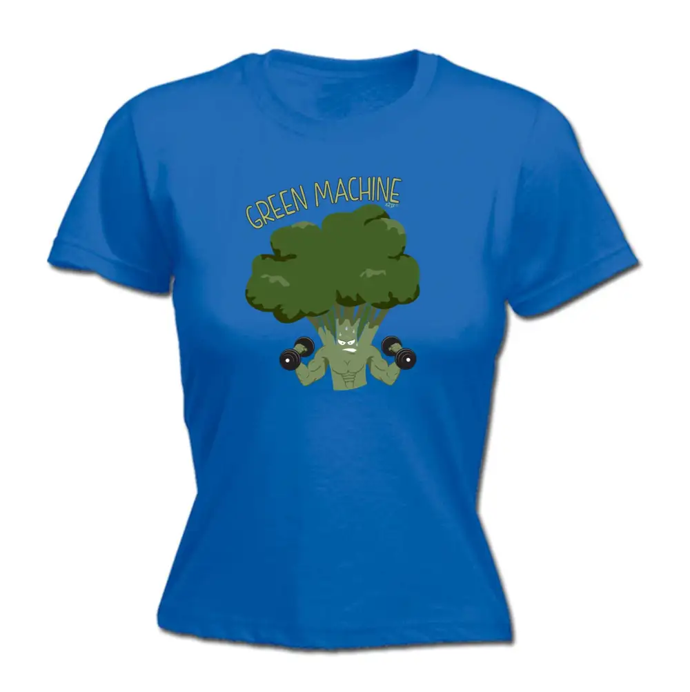 Green Workout Graphic Fitted Tee