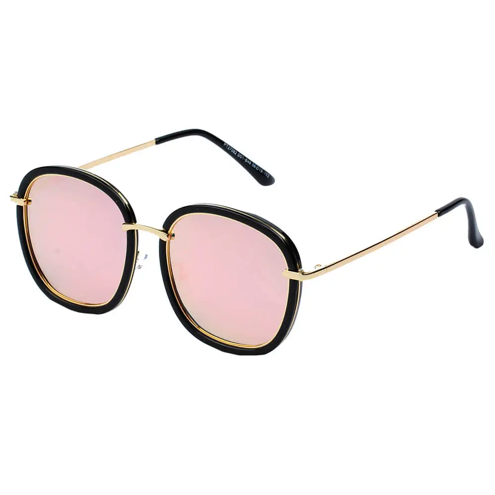 Sleek Round Frame Sunglasses