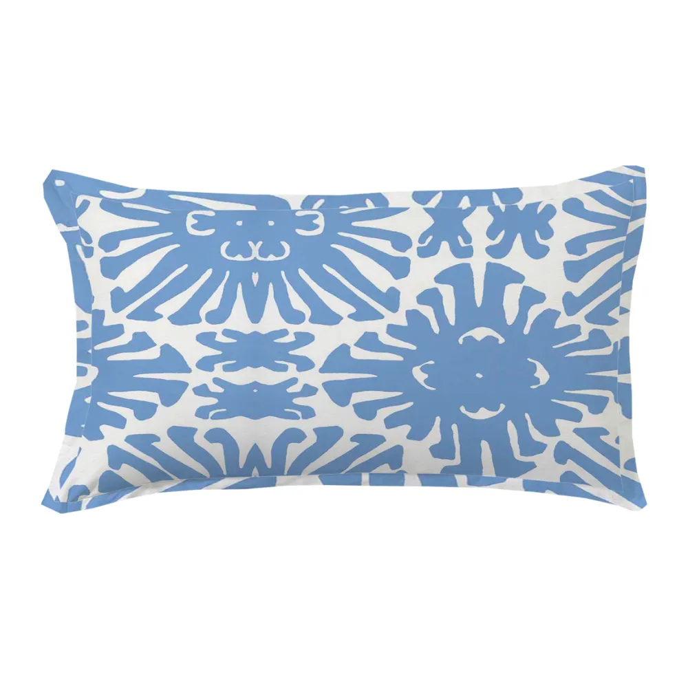 Classic Butterfly-Flange Lumbar Pillow