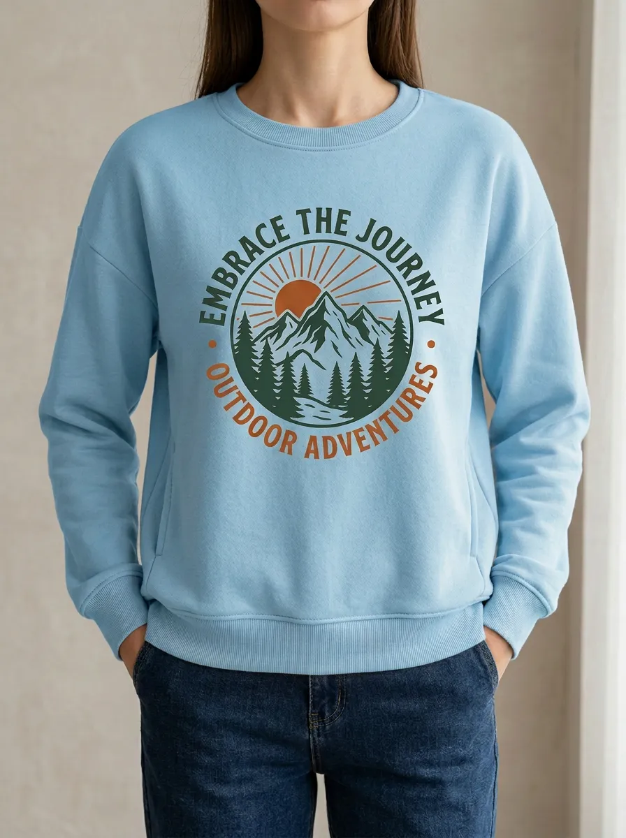 Outdoor Adventure Mountain Forest Sweatshirt