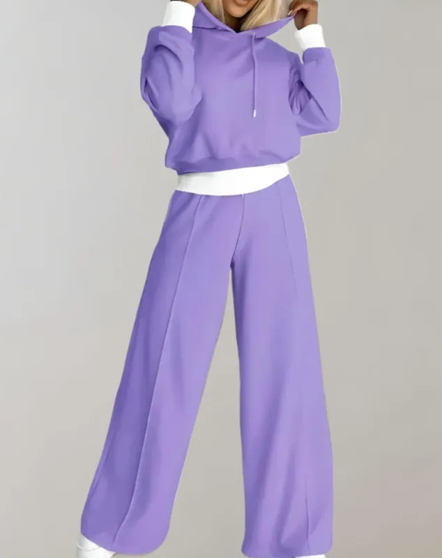 Casual Hoodie Tracksuit Set