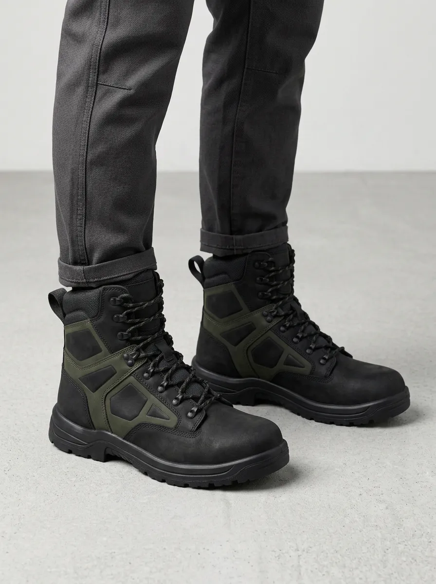 Unisex Everyday Tactical Style Print Work Boots