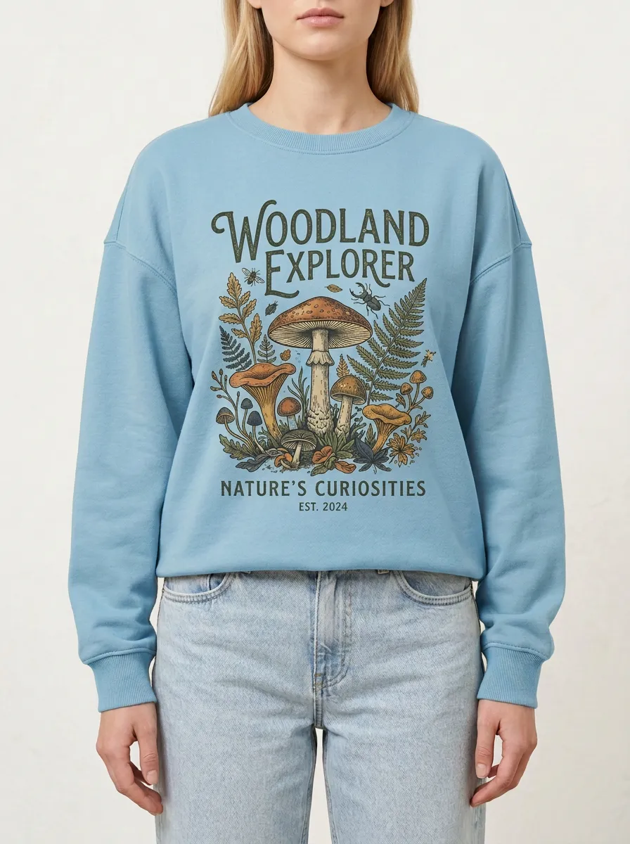Nature Lover Woodland Mushroom Sweatshirt