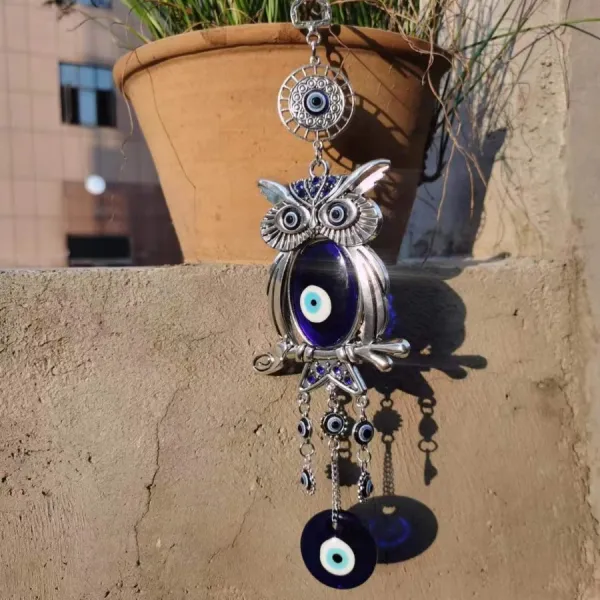 Owl Evil Eye Protection Charm