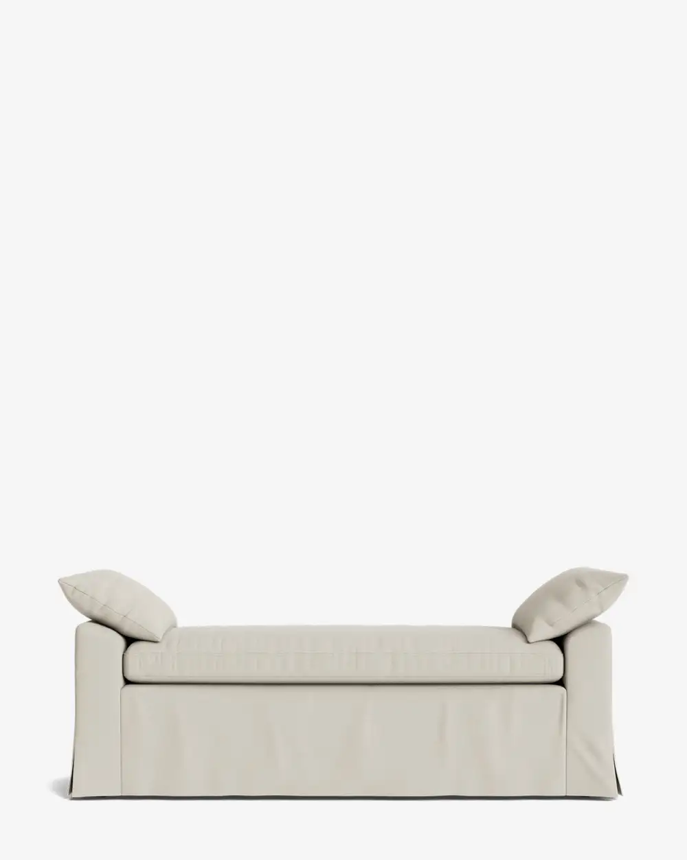 Everyday Slipcovered Bench