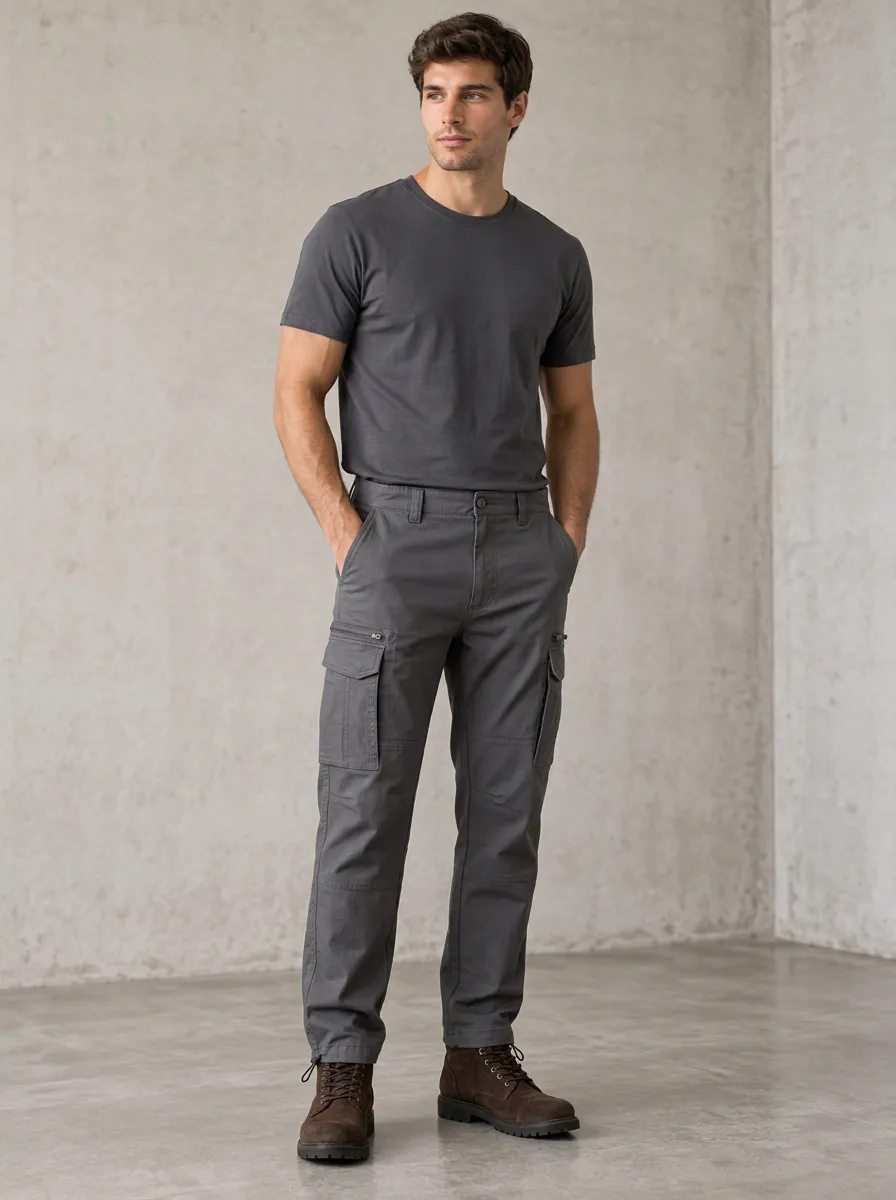 Men's Leisure Minimal Cargo Pants