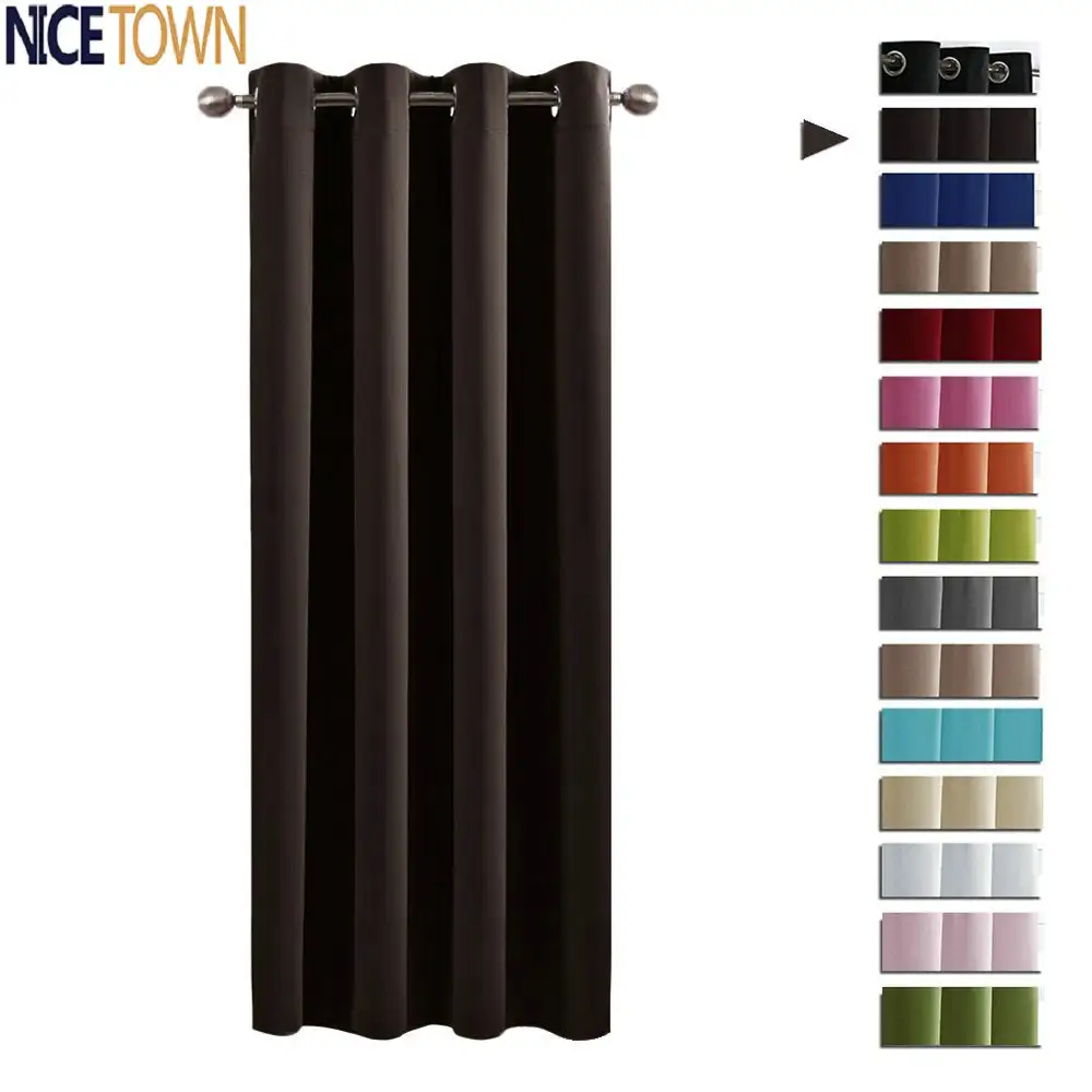 Fabric Thermal Blackout Curtain Panel