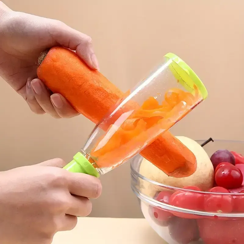 1pc Stainless Steel Multifunctional Storage Type Peeler