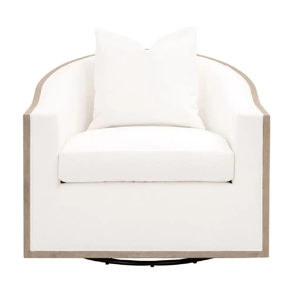 Cushioned Swivel Club Chair