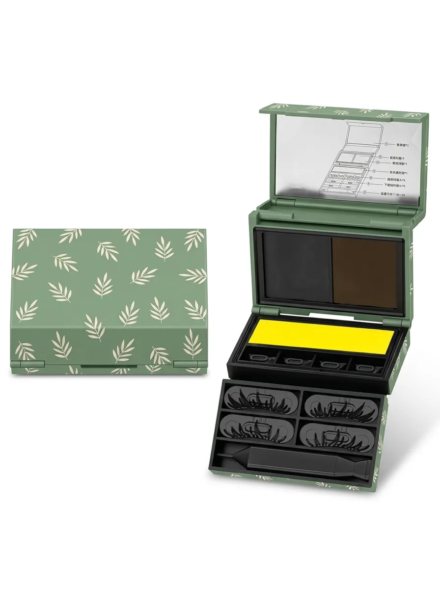 Botanical Botanical Leaf Design Eye Makeup Stamp Set