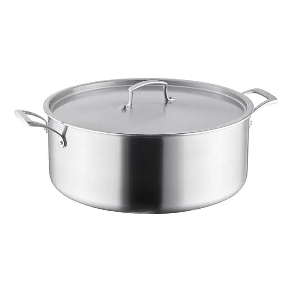 Standard Tri Ply Stainless Steel Stock Pot with Cover
