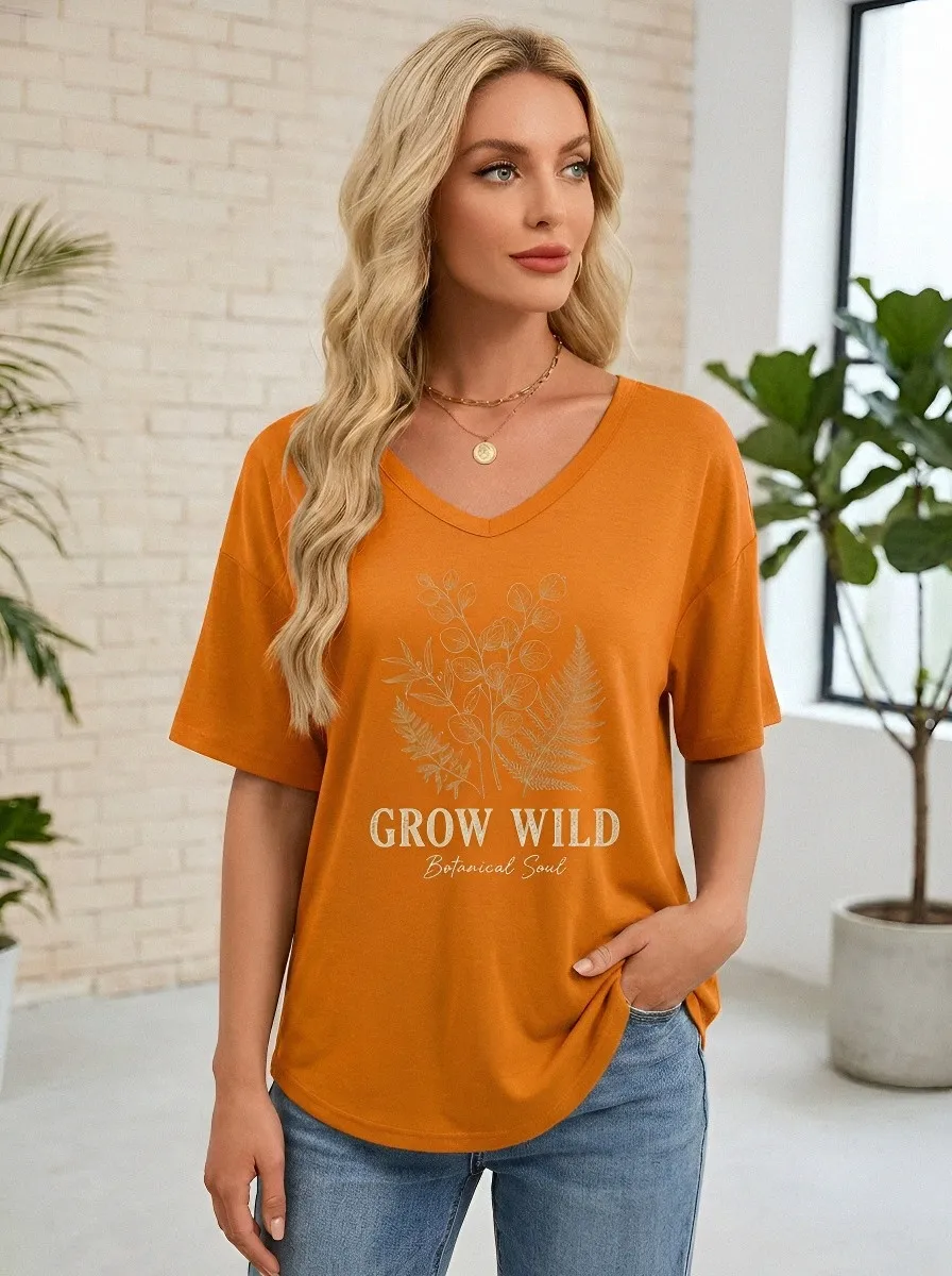 Nature Lover Grow T-Shirt Simple