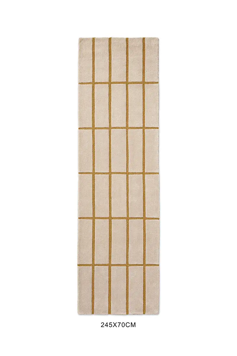 Wool Tufted Contemporary Runner Rug