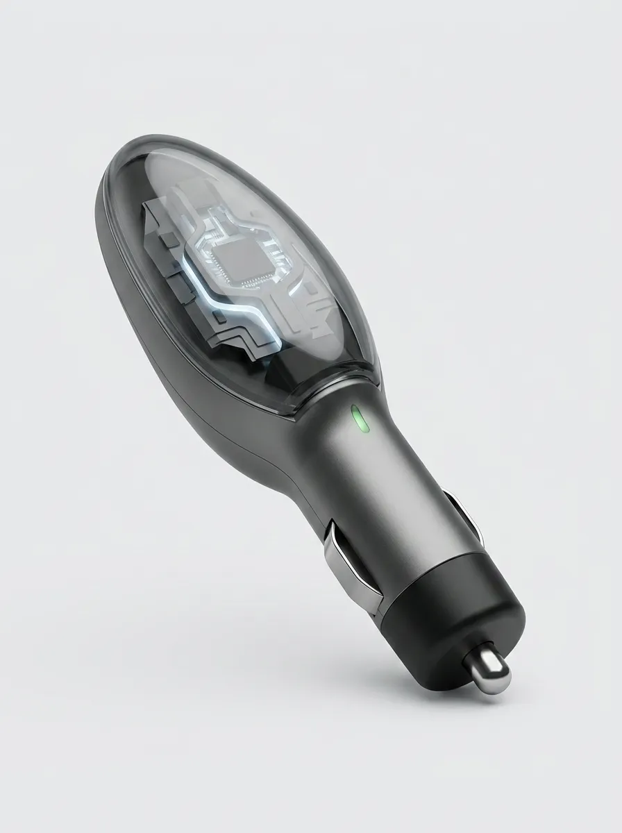 Chip-Based Electronic Car Fuel Saver Device for Vehicle Plug-In Setup