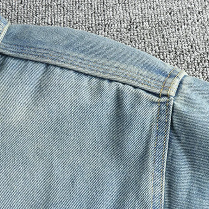 Denim Utility Embroidered Shirt