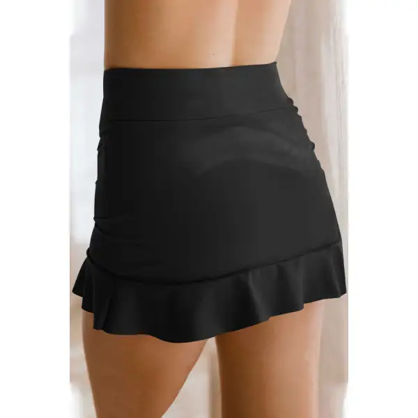 Women's Ruffled Skort Swim Bottom