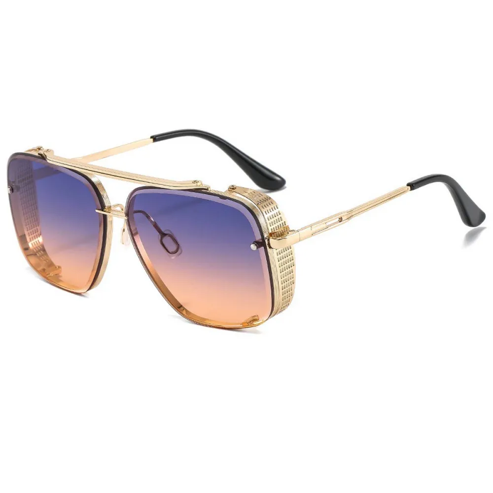 Browline Metal Sunglasses