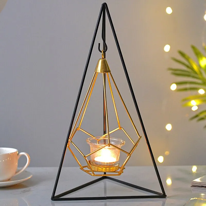 Patterned Metal Round Decorative Holder