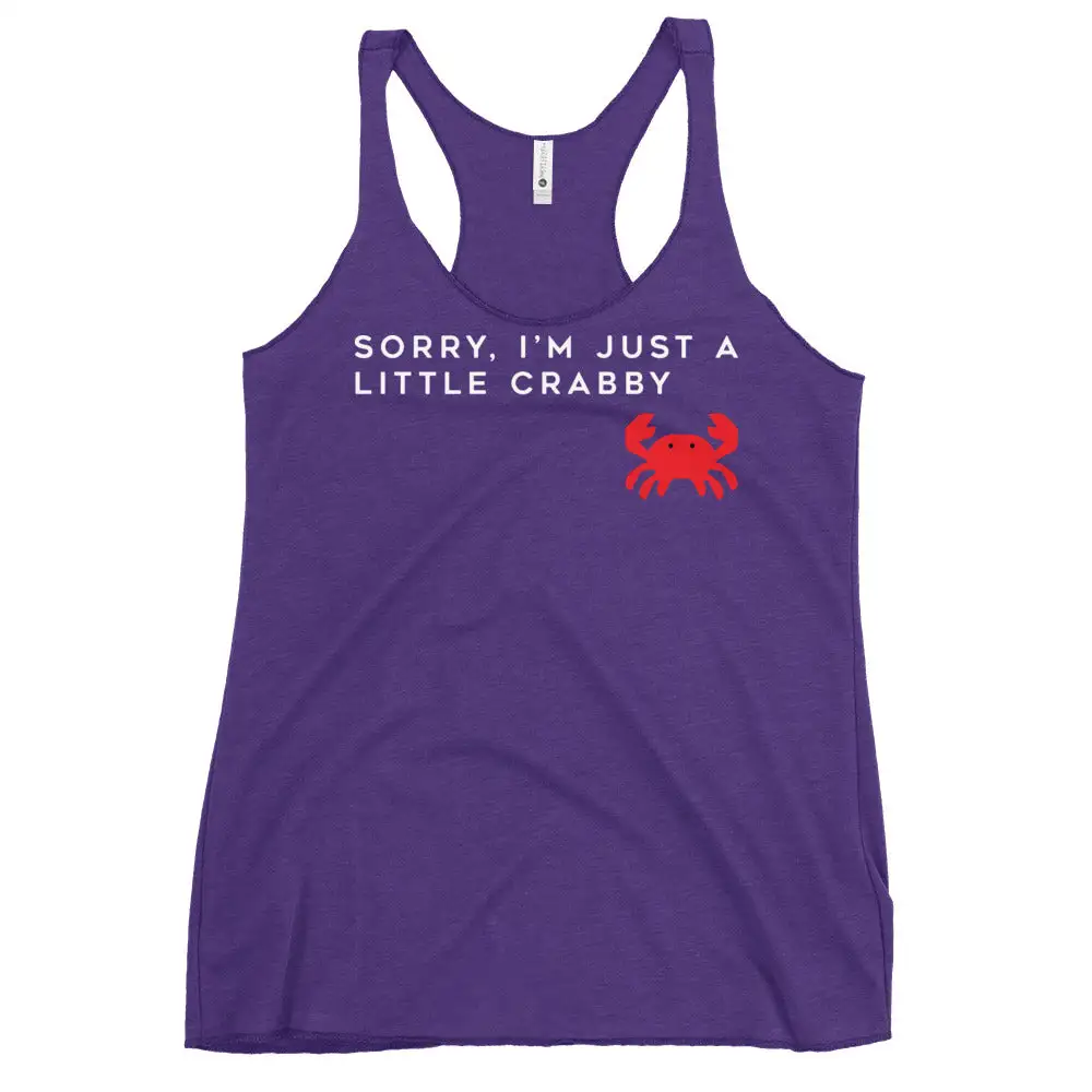 Crabby Print Racerback Tank