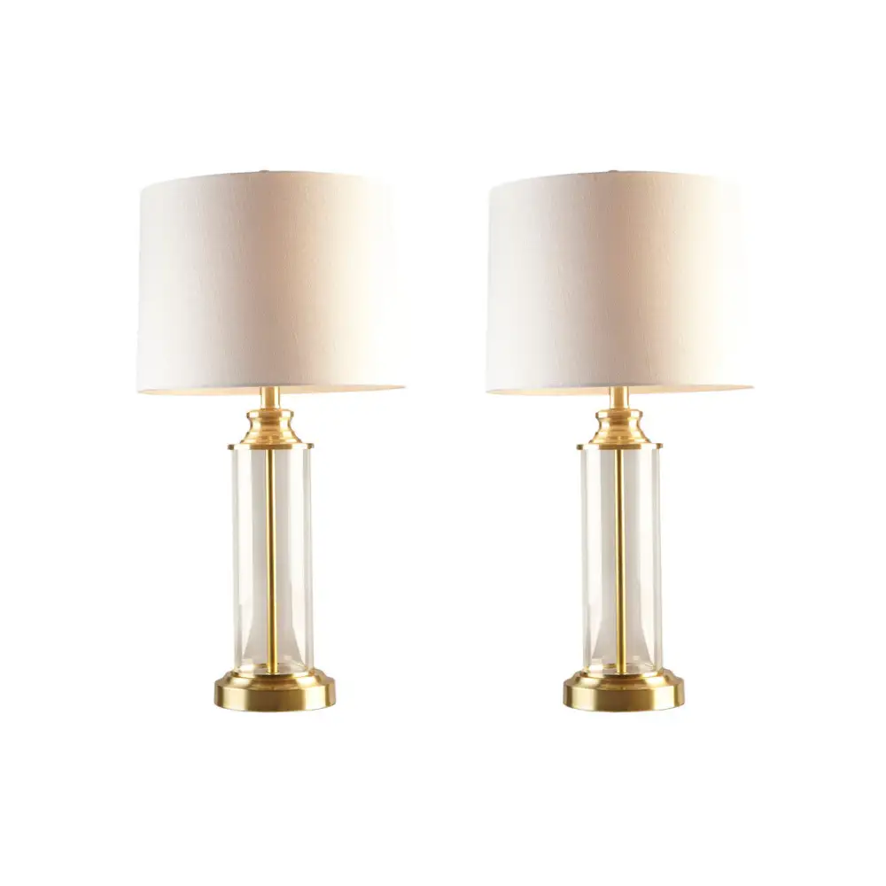 Versatile Modern Metal Glass Table Lamp