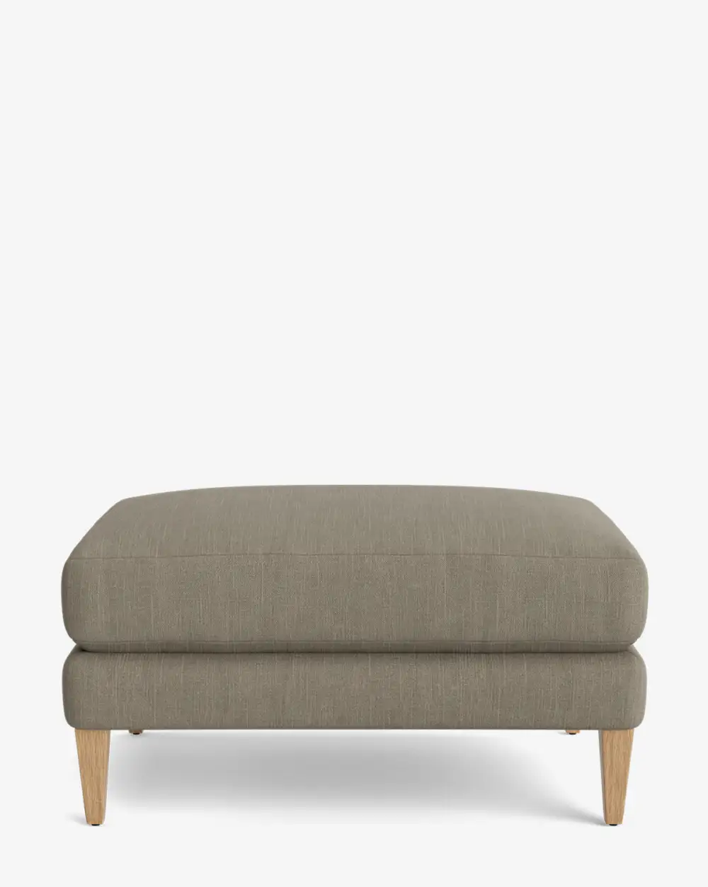 Modern Oak Ottoman