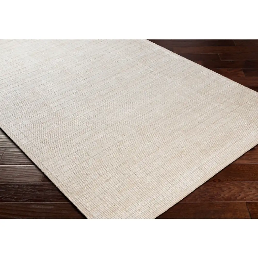 Hand-Loomed Square Pattern Carpet