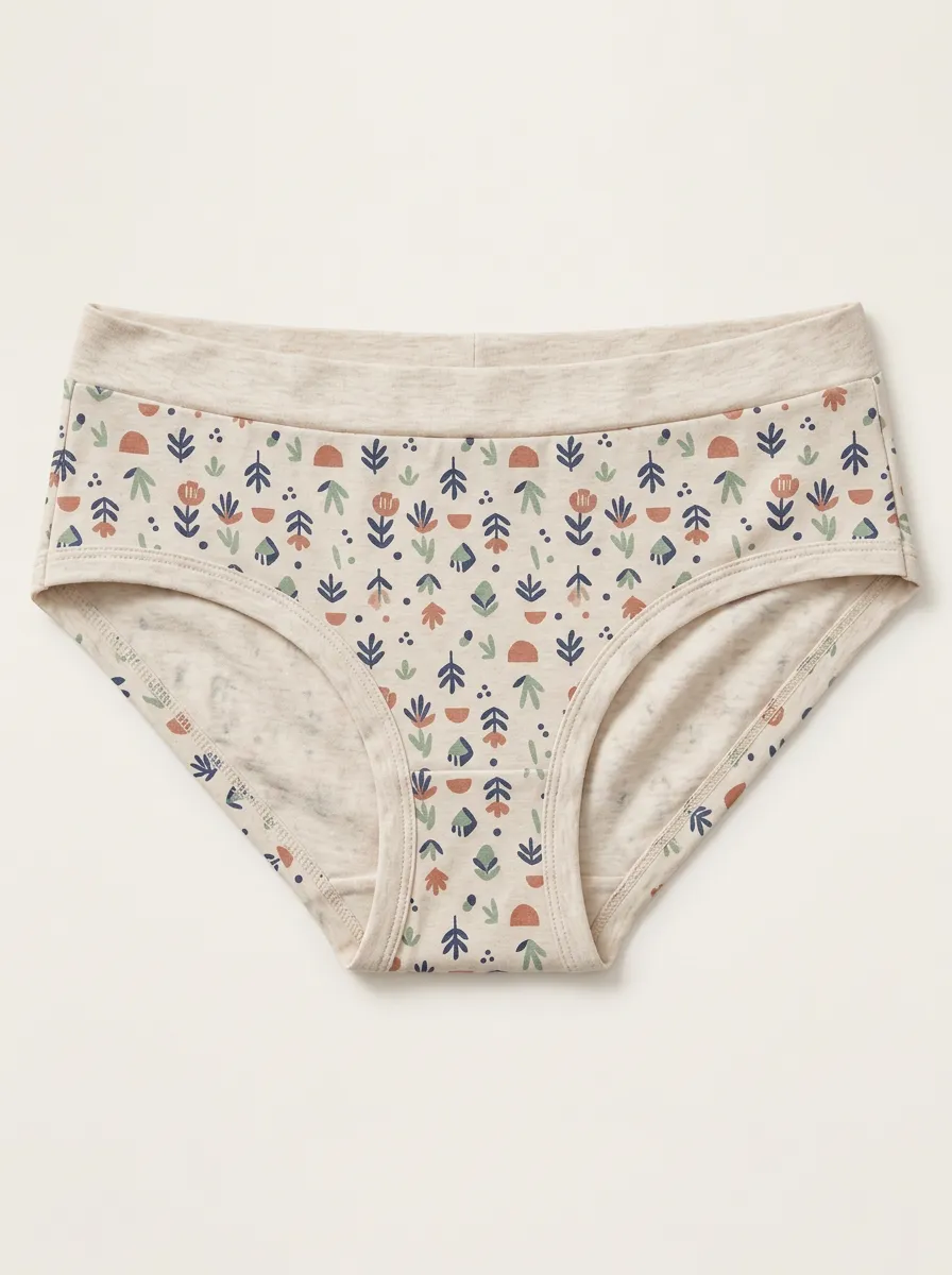 Women's Botanical Floral Printed Underwear