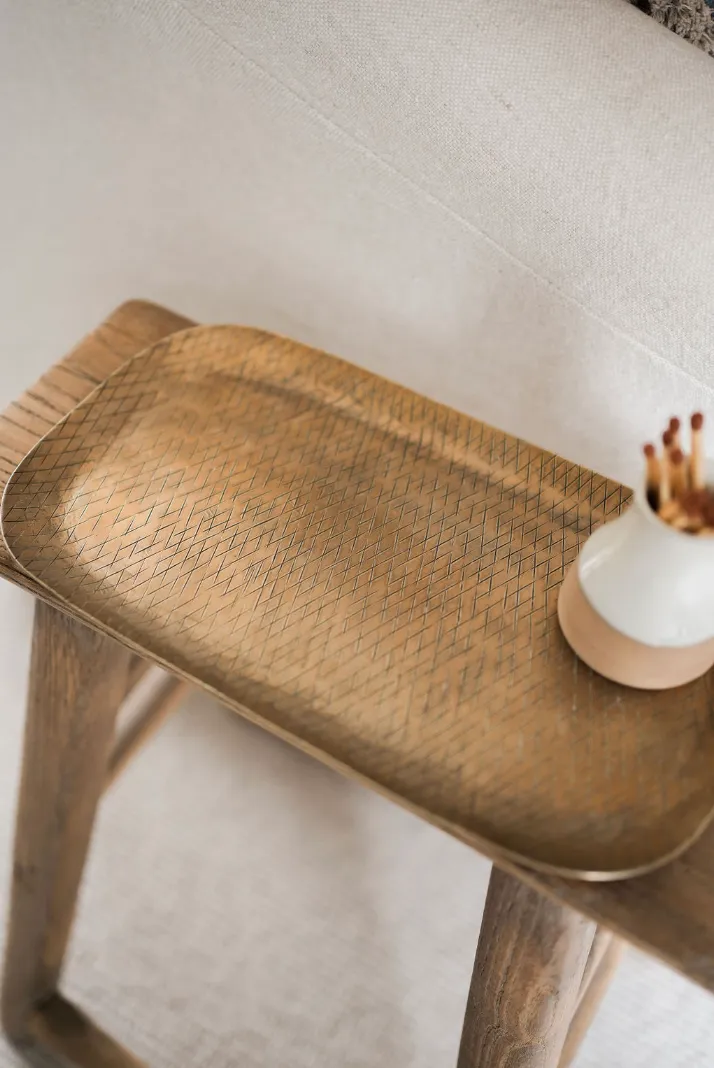 Brass Candle Tray