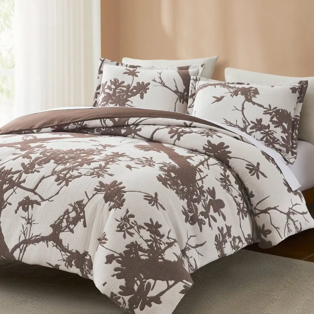 Cotton Matelasse Duvet Cover Bedding Set