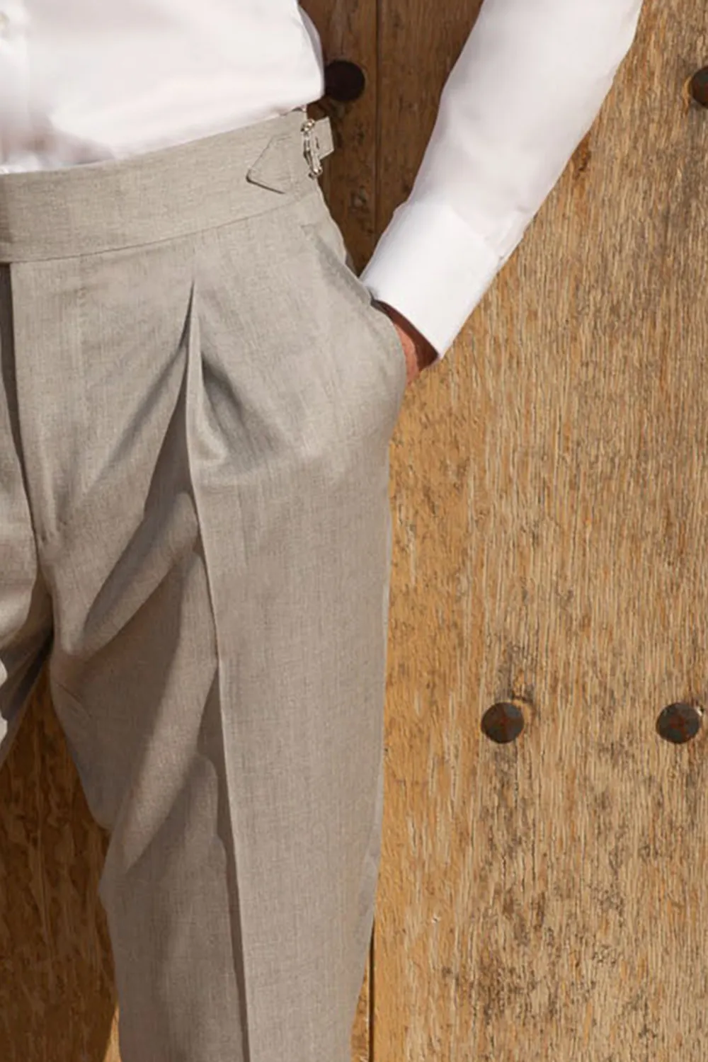 Beige Trousers Men'S Fashion
