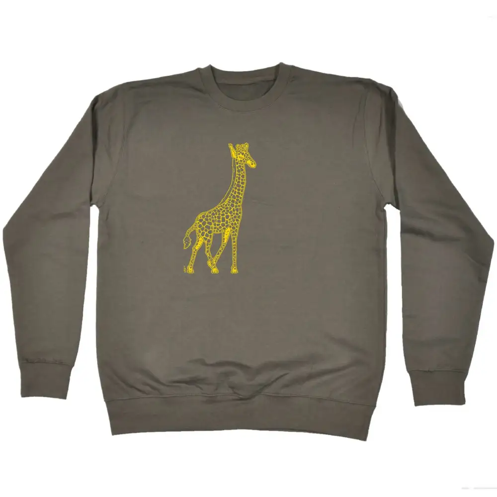 Giraffe Graphic Crewneck Sweatshirt