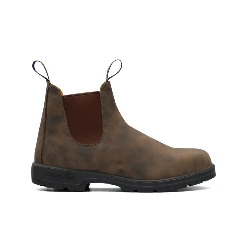 Waterproof Insulated Elastic Side Leather Winter Ankle Boots