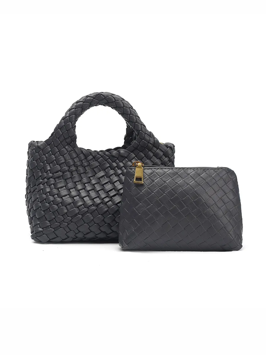 Ruby Small Woven Tote Bag